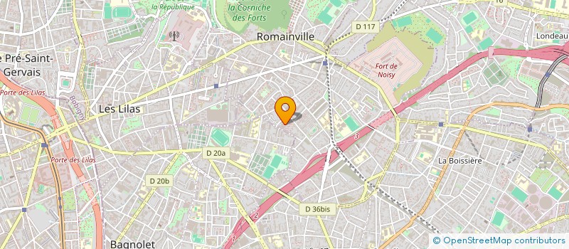 localisation de l'entreprise IRIONIC à ROMAINVILLE