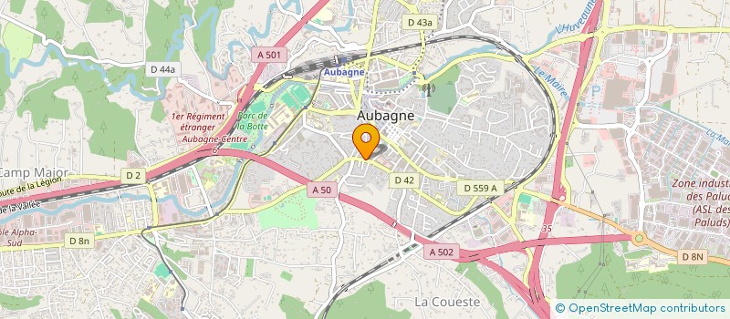 localisation de l'entreprise IRIS à AUBAGNE