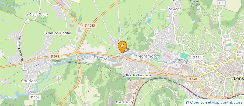 localisation de l'entreprise IRIS  MONTMOROT