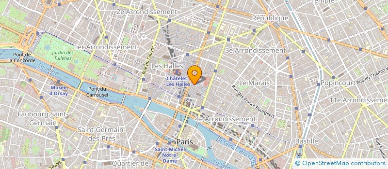 localisation de l'entreprise IRIS à PARIS