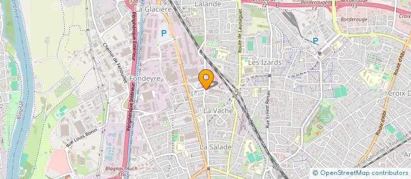 localisation de l'entreprise IRIS à TOULOUSE