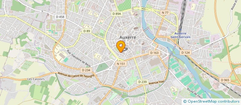 localisation de l'entreprise IRIS à AUXERRE