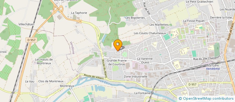 localisation de l'entreprise IRIS à VENDOME