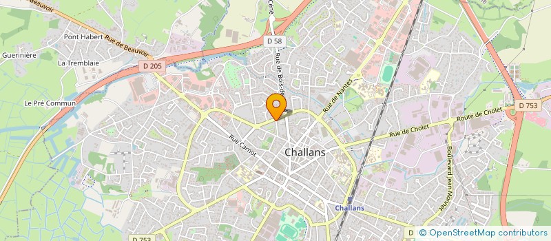 localisation de l'entreprise IRIS à SALLERTAINE