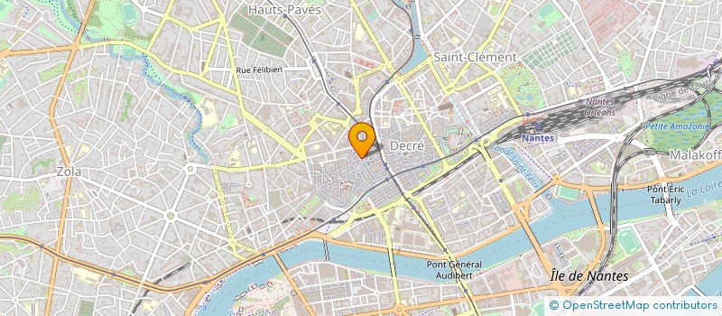 localisation de l'entreprise IRIS à NANTES