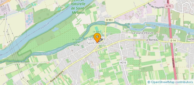 localisation de l'entreprise IRIS à SAINT-HILAIRE-SAINT-MESMIN
