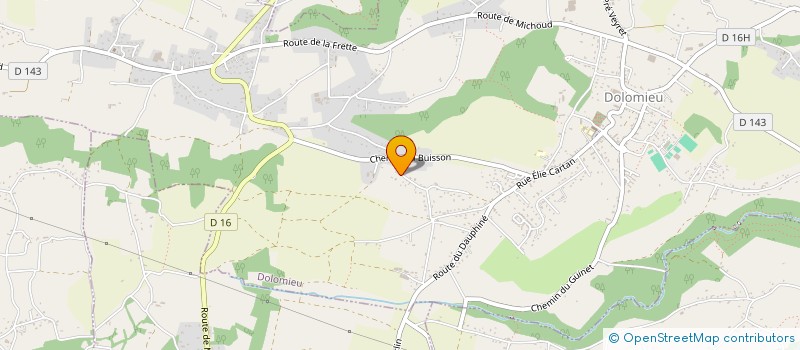 localisation de l'entreprise IRIS  DOLOMIEU