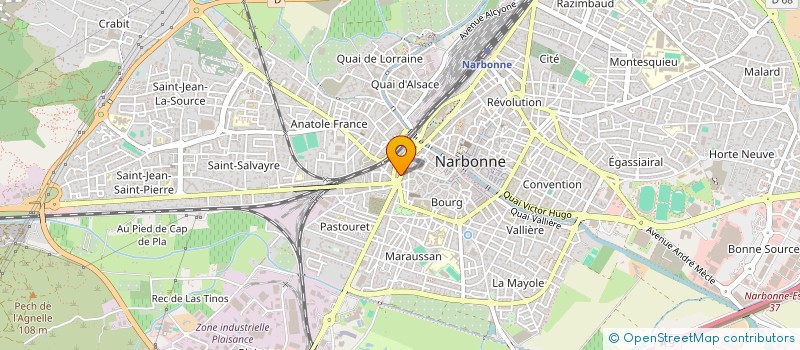 localisation de l'entreprise IRIS  NARBONNE