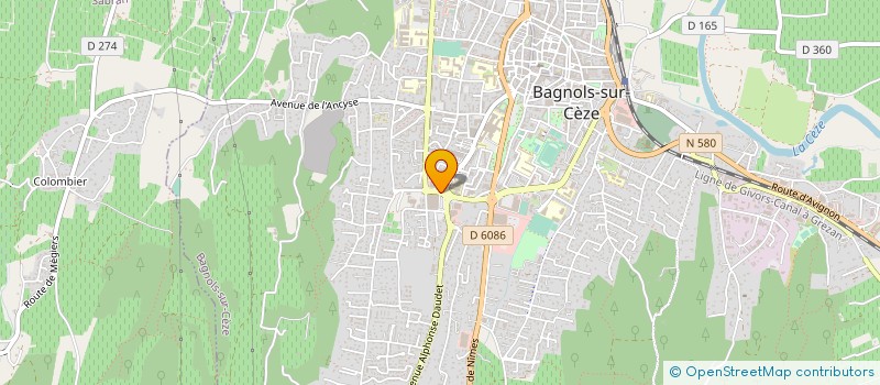 localisation de l'entreprise IRIS à BAGNOLS-SUR-CEZE