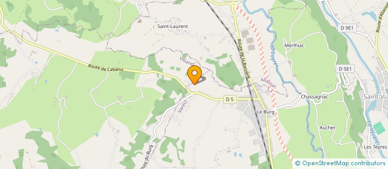 localisation de l'entreprise IRIS  VARETZ