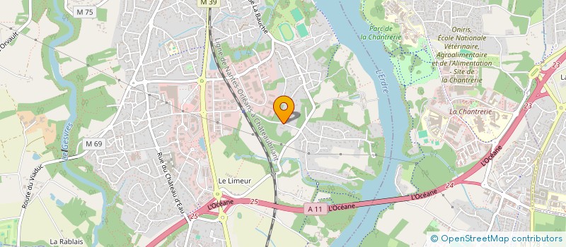 localisation de l'entreprise IRIS à LA CHAPELLE-SUR-ERDRE