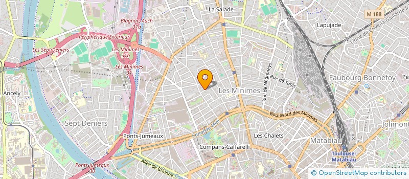 localisation de l'entreprise IRIS à TOULOUSE