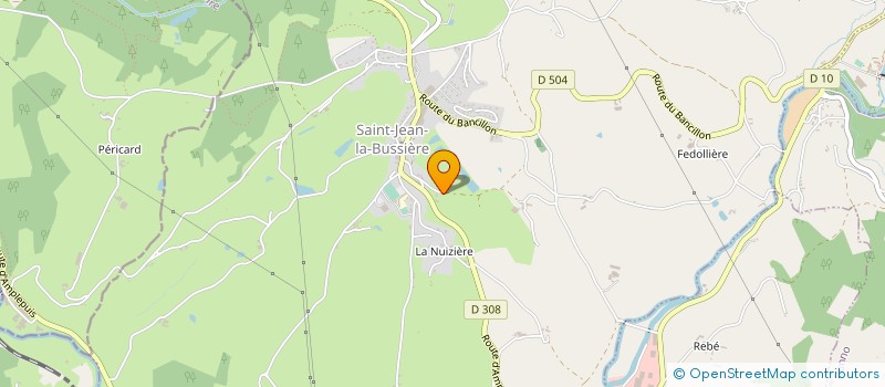 localisation de l'entreprise IRIS  SAINT-JEAN-LA-BUSSIERE