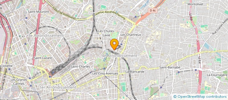 localisation de l'entreprise IRIS 54 à MARSEILLE 4EME