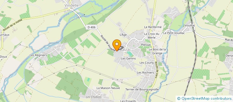 localisation de l'entreprise IRIS  BALZAC