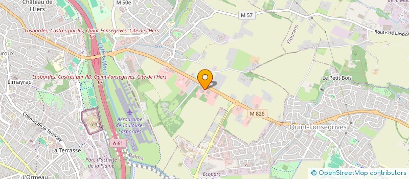 localisation de l'entreprise IRIS  QUINT-FONSEGRIVES