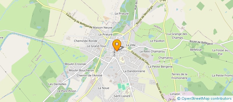 localisation de l'entreprise IRIS  LORRIS