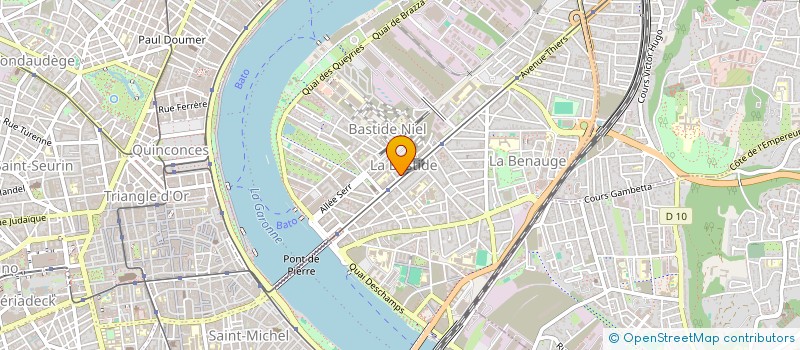 localisation de l'entreprise IRIS  BORDEAUX