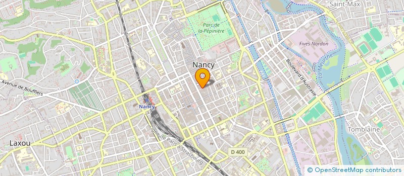 localisation de l'entreprise IRIS  NANCY