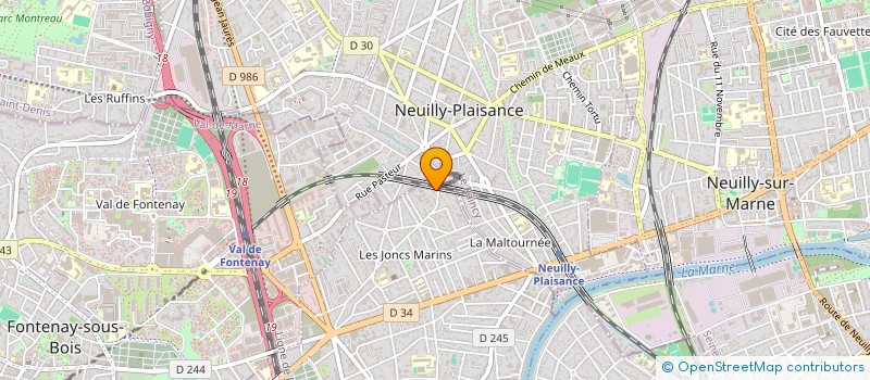 localisation de l'entreprise IRIS  LE PERREUX-SUR-MARNE