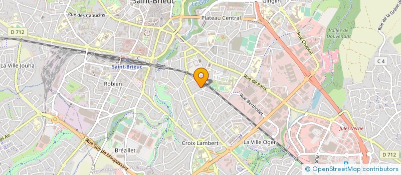 localisation de l'entreprise IRIS  SAINT-BRIEUC