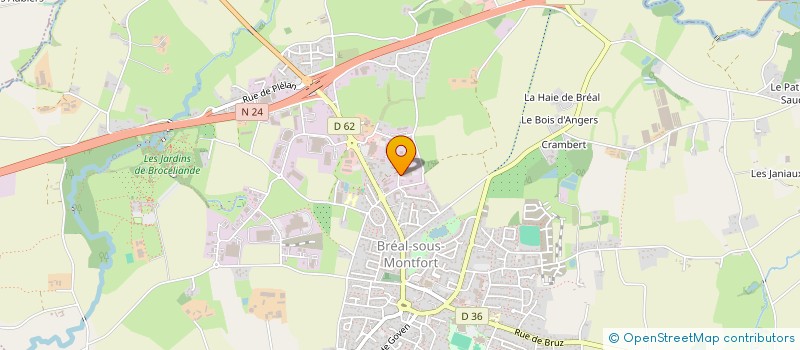 localisation de l'entreprise IRIS  BREAL-SOUS-MONTFORT