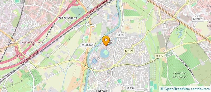 localisation de l'entreprise IRIS à LATTES