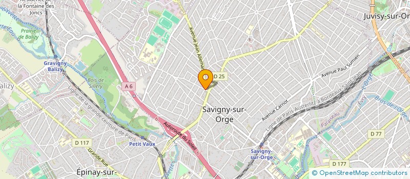 localisation de l'entreprise IRIS à SAVIGNY-SUR-ORGE