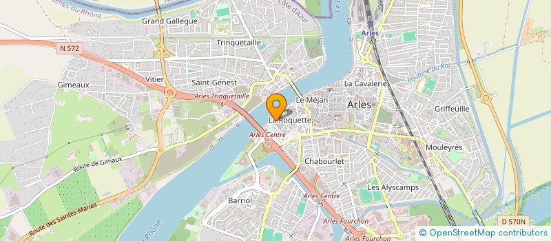 localisation de l'entreprise IRIS à ARLES