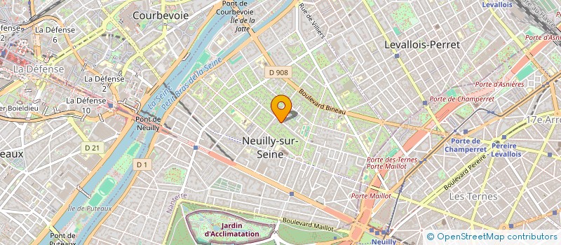 localisation de l'entreprise IRIS à NEUILLY-SUR-SEINE