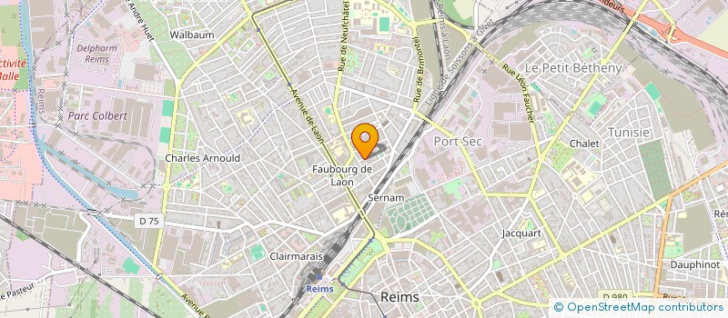 localisation de l'entreprise IRIS  REIMS