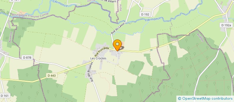 localisation de l'entreprise IRIS  LES CROUTES