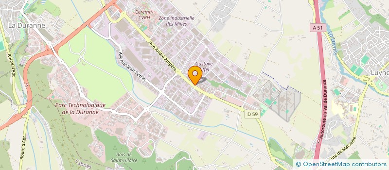 localisation de l'entreprise IRIS  AIX-EN-PROVENCE