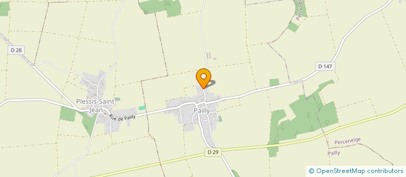 localisation de l'entreprise IRIS  PAILLY