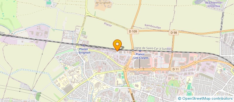 localisation de l'entreprise IRIS  PLAISIR