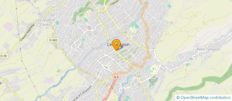 localisation de l'entreprise IRIS  LE TAMPON