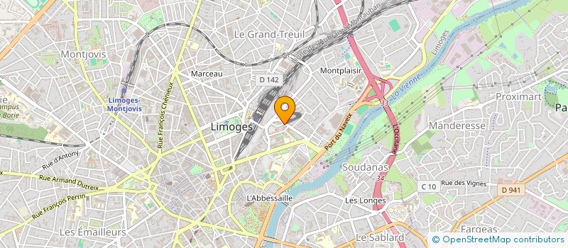 localisation de l'entreprise IRIS ASSISTANCE à LIMOGES