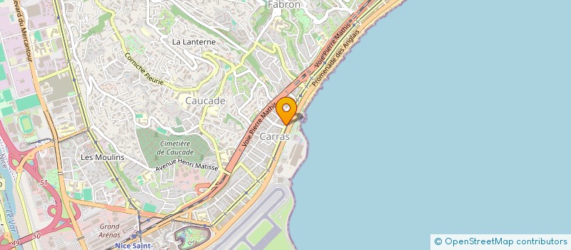 localisation de l'entreprise IRIS AZUR IMMO  NICE