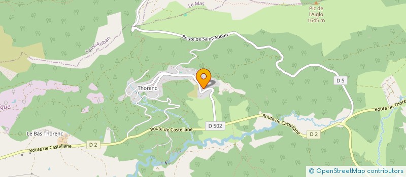 localisation de l'entreprise IRIS BLEU COM  ANDON