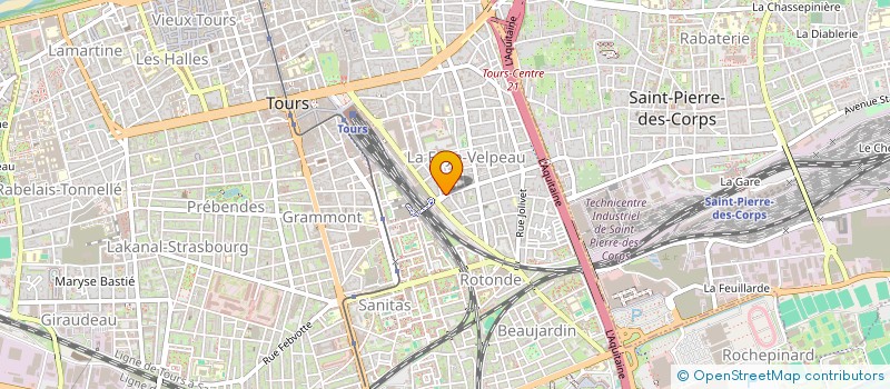 localisation de l'entreprise IRIS CAFE  TOURS