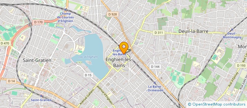 localisation de l'entreprise IRIS.CO  ENGHIEN-LES-BAINS