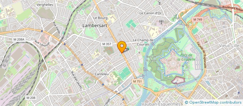 localisation de l'entreprise IRIS COFFEE  LAMBERSART