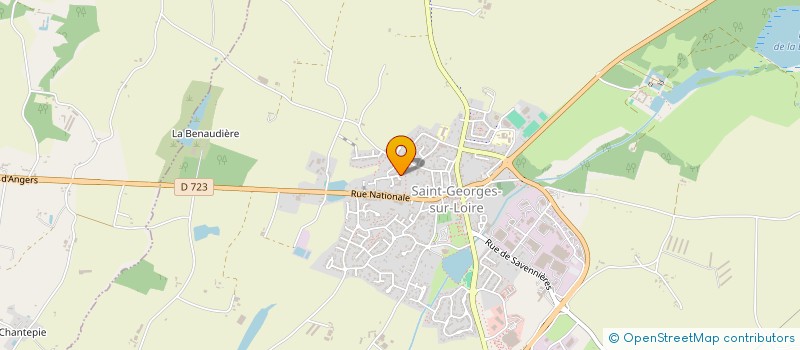 localisation de l'entreprise IRIS'COM IMMO  SAINT-GEORGES-SUR-LOIRE