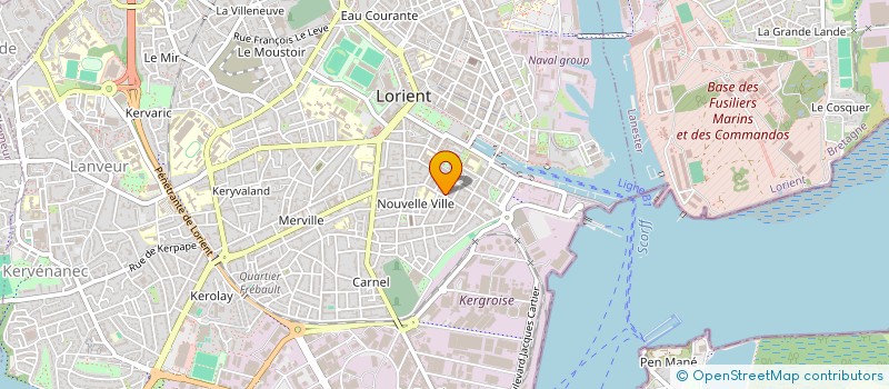 localisation de l'entreprise IRIS COMPETENCES  LORIENT