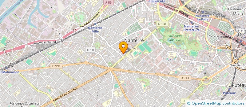 localisation de l'entreprise IRIS CONSEIL à NANTERRE