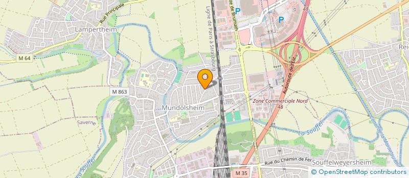 localisation de l'entreprise IRIS CONSEIL ASSURANCES  MUNDOLSHEIM