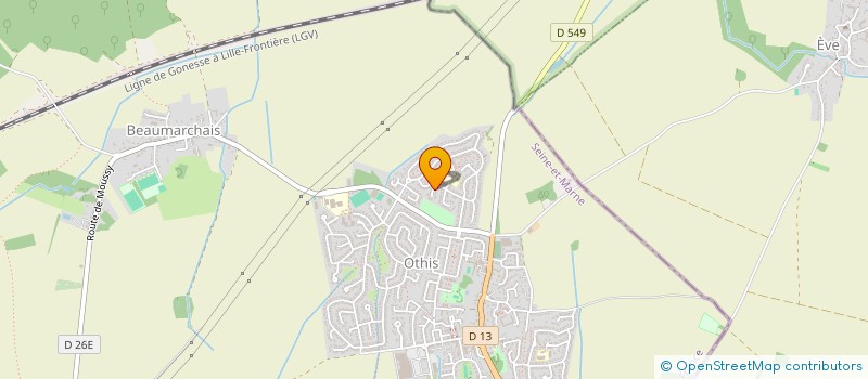 localisation de l'entreprise IRIS EVENT  OTHIS