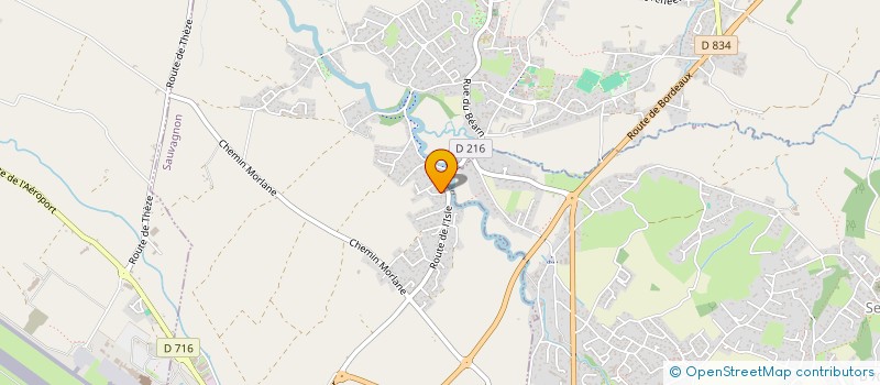 localisation de l'entreprise IRIS EVENT  SAUVAGNON