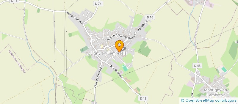 localisation de l'entreprise IRIS FRANCE à LIGNY-EN-CAMBRESIS