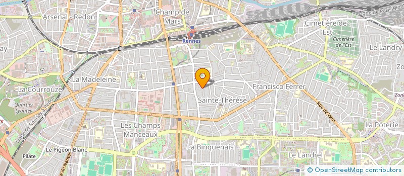 localisation de l'entreprise IRIS HOLDING  CHATEAUGIRON